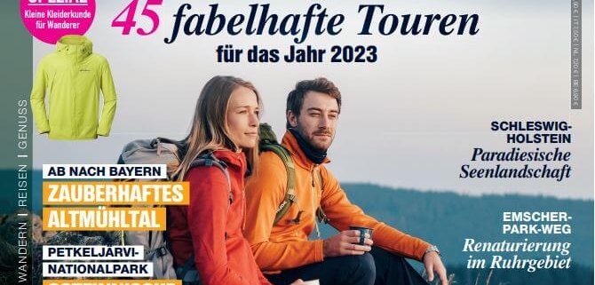 Zeitschriftencover Wandern & Reisen