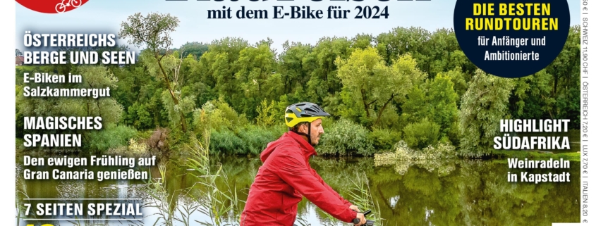 e-bike TOUREN Magazin Zeitschriftencover