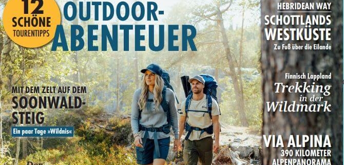 Zeitschriftencover trekking-Magazin